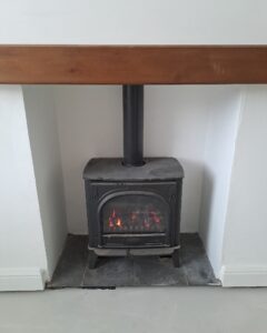 Gas fire in Log Burner style