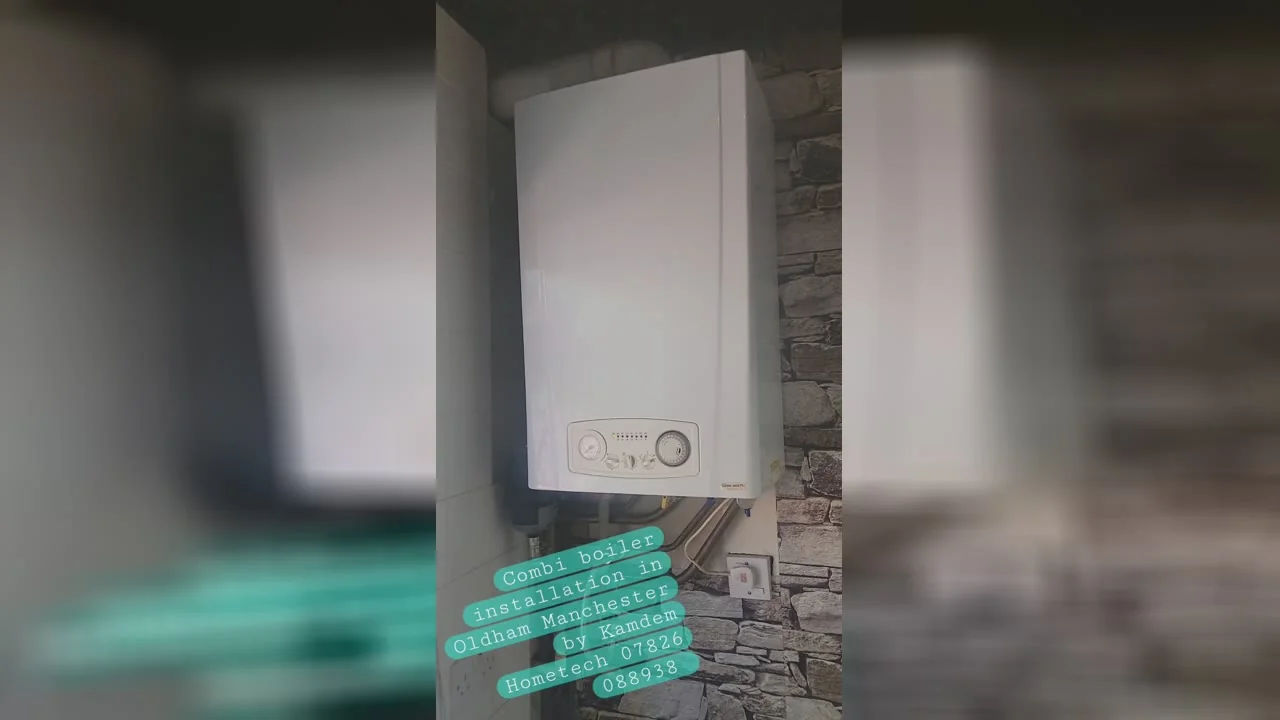 Combi boiler installation in Oldham Manchester by Kamdem HomeTech