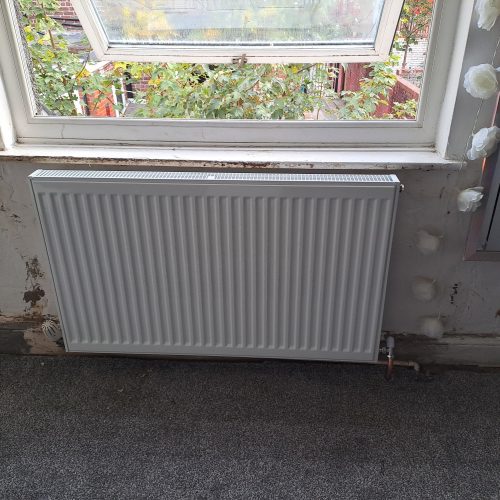 CH Radiator installation in Wigan